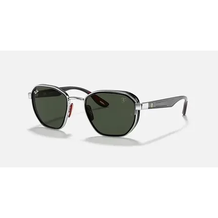 Lentes De Sol Rb3674m Scuderia Ferrari Negro Verde Tendencia Océano Negro/rojo Verde Oscuro Negro