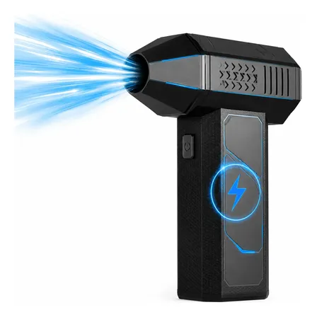 Soplador Pistola Mini Jet Inalambrico Mas Potencia 40ma Rpm Negro