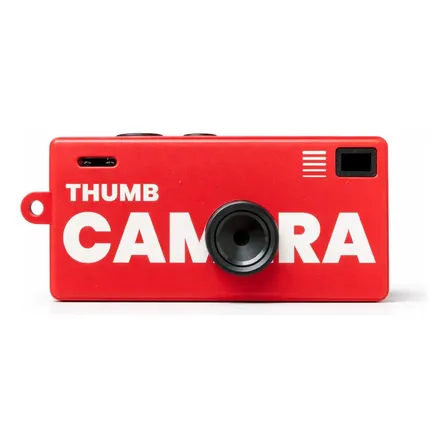Mini Cámara Digital Llavero Retro Estilo Kodak Con Sd 16gb Rojo