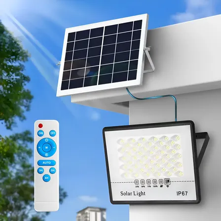 Reflector Solar Led 800w Ip67 Blanco Lámpara Solar Exterior Blanco