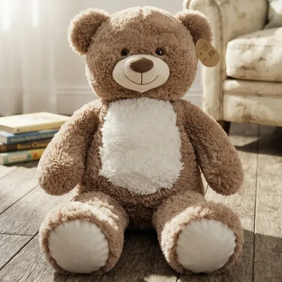 Oso De Peluche Gigante De 1 Metro 100 Cm Con Moño!