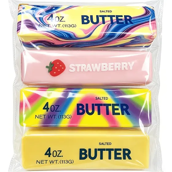 Pack 4 Juguetes Antiestrés Kawaii Para Dedos