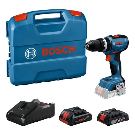 Taladro Percutor Bosch Brushless Gsb 18v-65 Hevyduty 4ah/2ah Azul