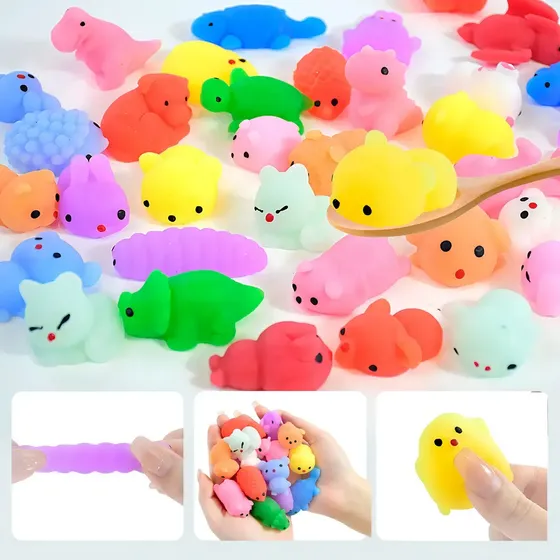 20 Mini Squishy Mochi Juguete Piñata Souvenir