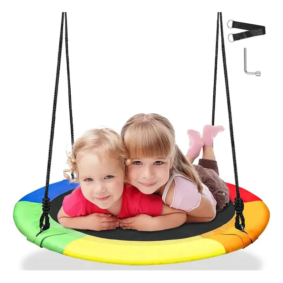 Hamaca Nido Colgante Circular Infantil Exterior