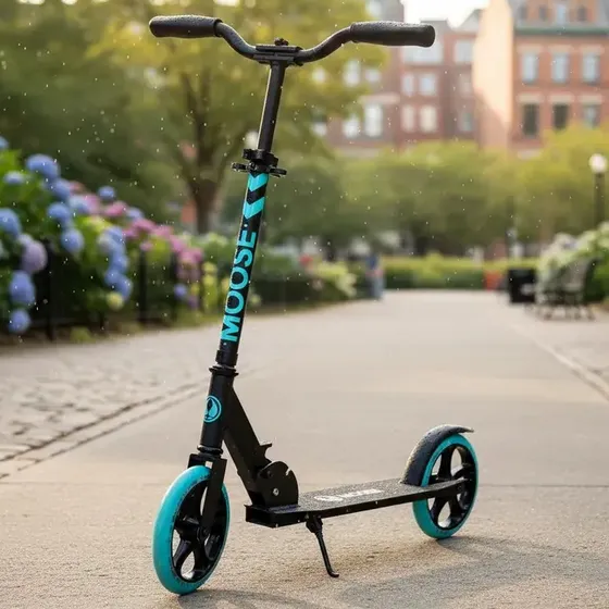 Monopatín Plegable Urban Deluxe - Moose - Planet Toys Color Aqua