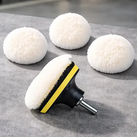 Pad Pulir Con Disco Adaptador Amoladora Taladro Con Perno Kit 3 Unidades Amoladora Taladro Newtek
