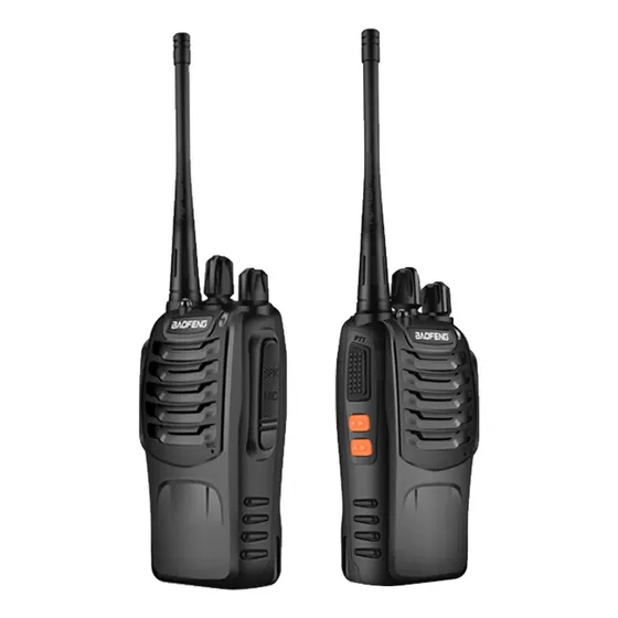 Kit X 2 Walkie Talkie Infantil Handy Baofeng Radio Bf888s