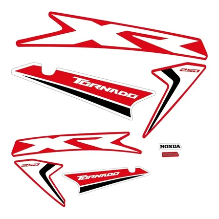 Kit Calcos Tornado Xr250 Gráfica 2017-19 Símil Orig Laminada