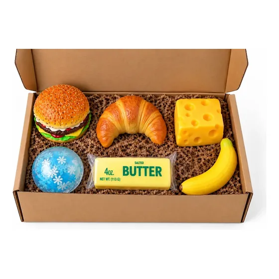Squishy Caja Box 8 Piezas Antiestrés Virales De Tiktok