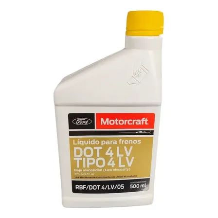 Liquido Frenos Motorcraft Dot 4 Lv 500 Ml - Baja Viscosidad