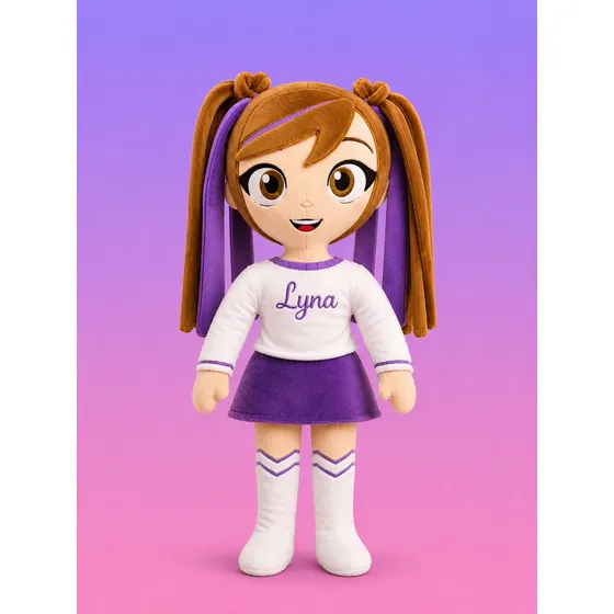Peluche Muñeca Lyna. Plush 40cm.