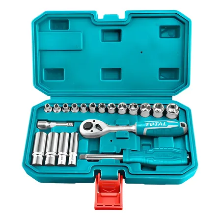 Set Juego De Llave Y Bocallaves 20 Pcs 1/4  Industrial Total