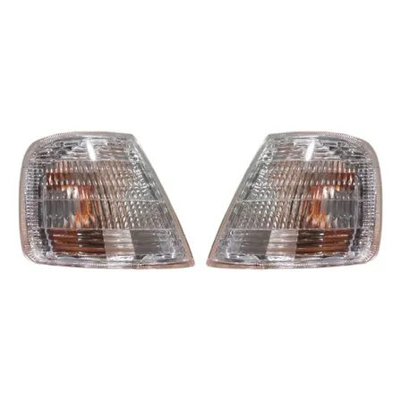 Juego Por 2 Par Faro Giro Delantero Peugeot 405 Cristal 1992 1993 1994 1995 1996 1997 1998