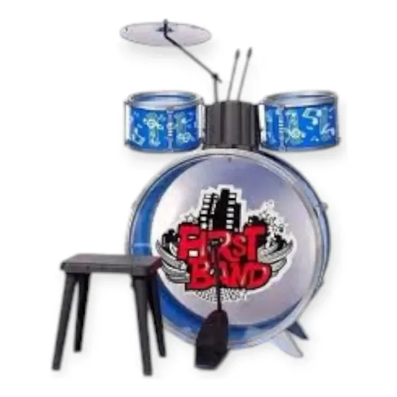 Batería Musical Para Niños Completa First Band Regalo Ideal
