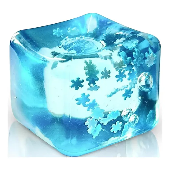 Cubo De Hielo Squishy Sensorial Antiestrés Fidget Toy Tdah