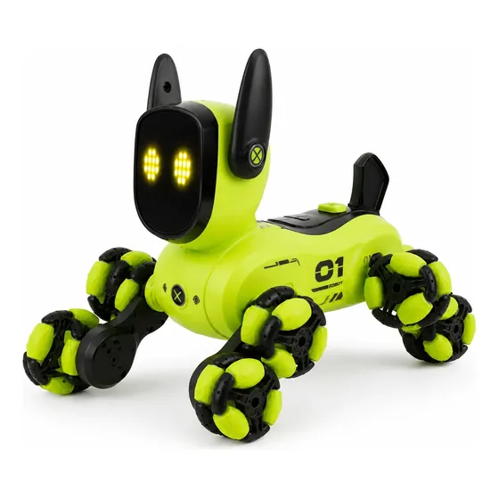 Perro Robot Acrobático A Control Remoto Con Luz Y Sonido