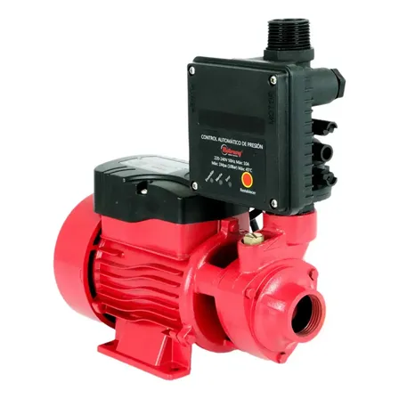 Bomba Periférica Elevadora Inteligente Motorarg Pf Matic 0.5Hp Color Rojo/Negro 50Hz