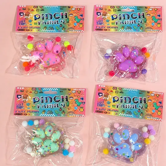 Squishy Huellita Patita Perro Gato Pegajoso X20 Souvenir