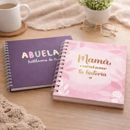 Pack Imprimible Libro Mamá + Abuela - Cuentame Tu Historia Rosa Pack Cuentame Tu Historia - Mama Y Abuela 2026