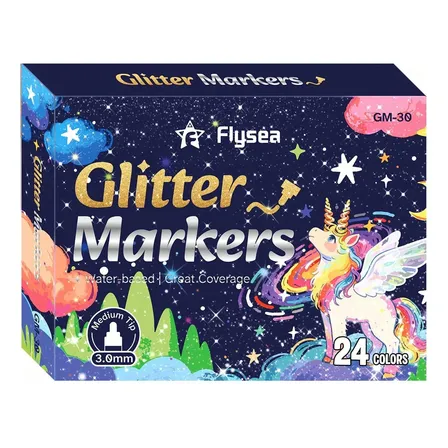 Marcadores Glitter Para Arte Y Pintura