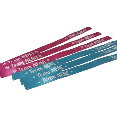 10 Pulseras Revelación De Género - Babyshower Blanco