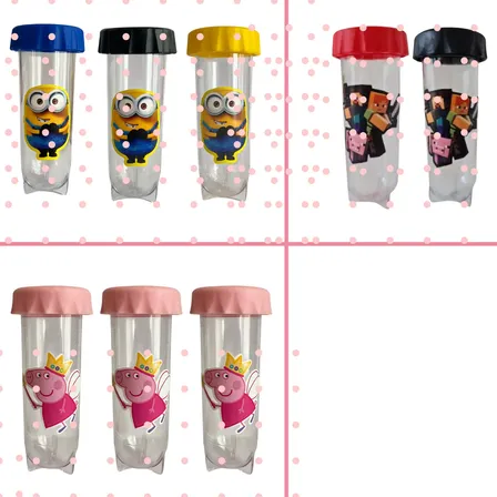 Tubito C/tapa  Candy Bar Souvenir Tematico X30 Varios