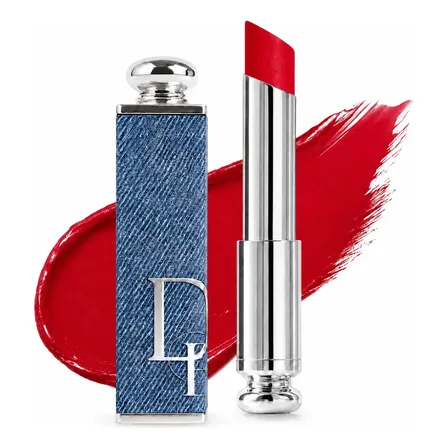 Labiales Debby Rose Larga Duración Brillo Resplandor Líquido Rojo Clásico Puro