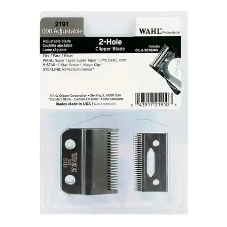 Cuchilla Maquina Cortadora Wahl Magic Clip Cable Original Plata/rojo