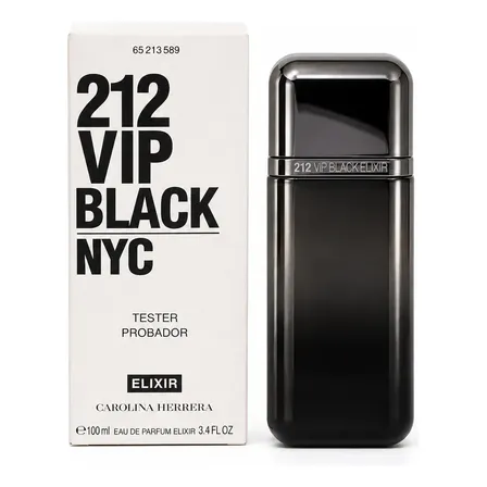 212 Vip Black Nyc Elixir Edp 100ml Caja Blanca