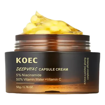 Koec Crema Facial Capsulas Vitamina C Y Niacinamida 50g Todo Tipo De Piel Día/noche