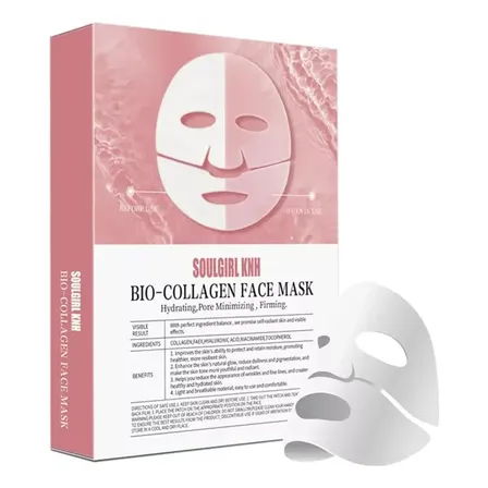 Mascarilla Facial 100% Bicolágeno Reafirma Regenera Tipo de piel Mixta
