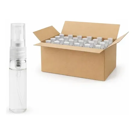 Envase Frasco Muestra  Vidrio Atomizador Spray 5ml X 300 Transparente