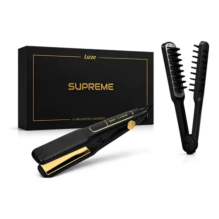 Plancha De Pelo Lizze Supreme Profesional 3c Cepillo Térmico