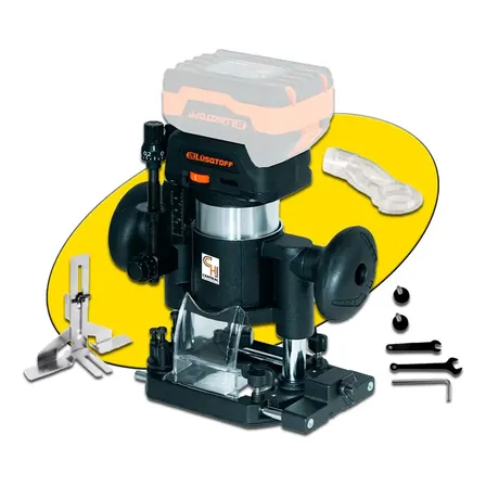 Fresadora Router Tupi Inalambrica 18v Brushless Lusqtoff