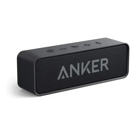Bocinas Portátiles para Exterior Subwoofer Anker Soundcore Modelo Resistente con 6W 24H Reproducción Bluetooth Bocina para TV Karaoke Portátil Waterproof IPX7 con Control de Graves Color Negro