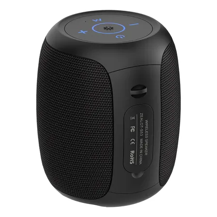 Parlante Bluetooth Zealot S53 Mini Portátil 20 W Resistente Al Agua Negro