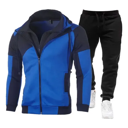 Abrigo Deportivo Hombre Con Capucha Pantalones Largos Casual