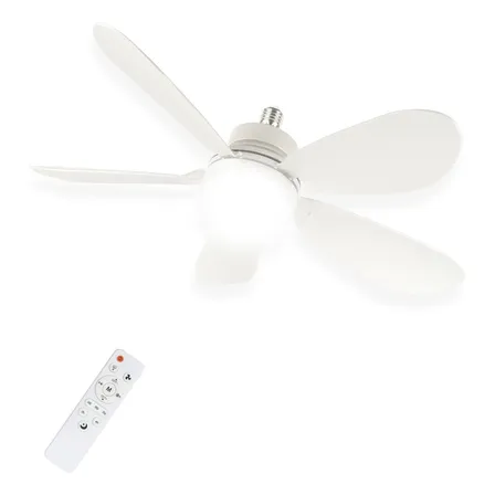 Ventilador Techo Con Luz Led Control Remoto 52 Cm