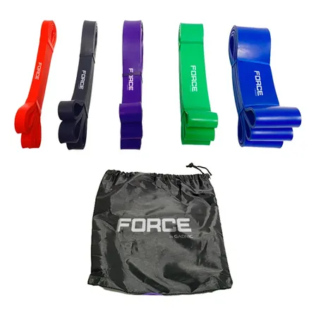 Kit x5 Bandas Elasticas Gadnic Fitness Latex Entrenamiento Calistenia Yoga Ultra Resistentes