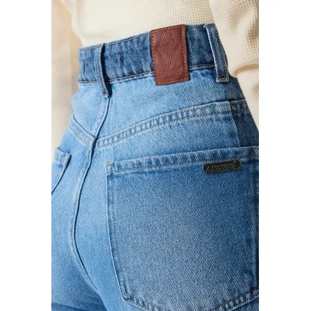 Jean Wide Leg Ruedo Irreg Rimmel Azul Denim 28
