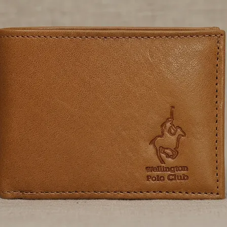 Billetera Hombre Interior Combinado Wellington Cuero