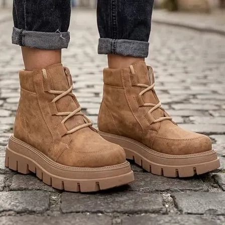 Borcegos Mujer Botitas Acordonadas Zapatillas Temporada 2022