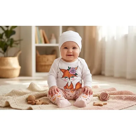 Conjunto Bebe Personajes Body Pantalon Set Ajuar Regalo