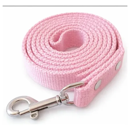 Correa Para Perro Paseo 3 Metros Resistente Colores Rosa Claro