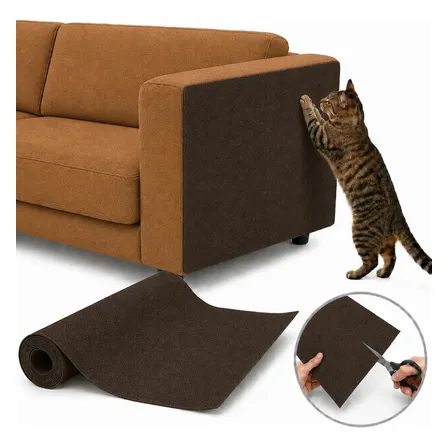 Rascador Autoadhesivo Para Gatos Pegamento Premium 60x100 Marrón