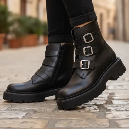 Borcegos Urban Cow Saomi Mujer Plataforma Otoño 2026