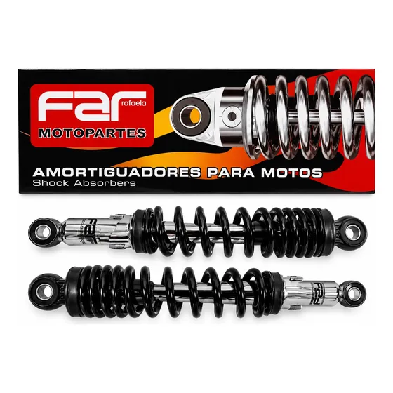 Juego De Amortiguadores Far Traseros Zanella Rx 150 Mcoyote