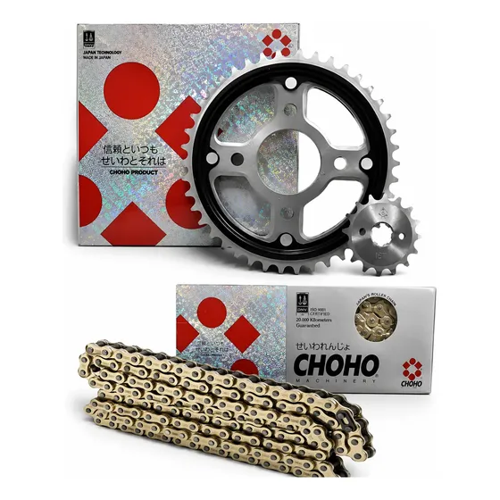 Kit Transmision Honda Titan 150 Choho C/cadena Dorada Coyote