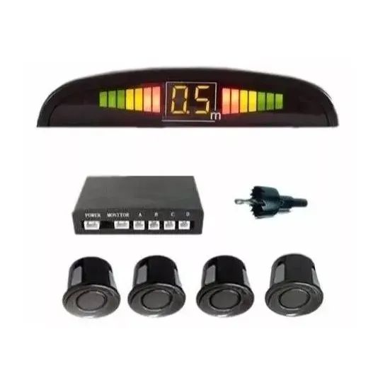 Kit Sensor De Estacionamiento Con Display Digital Y Sonido